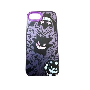 Pokemon Gengar Anime Graphic Phone Case for Apple iPhone 16 Purple Black New